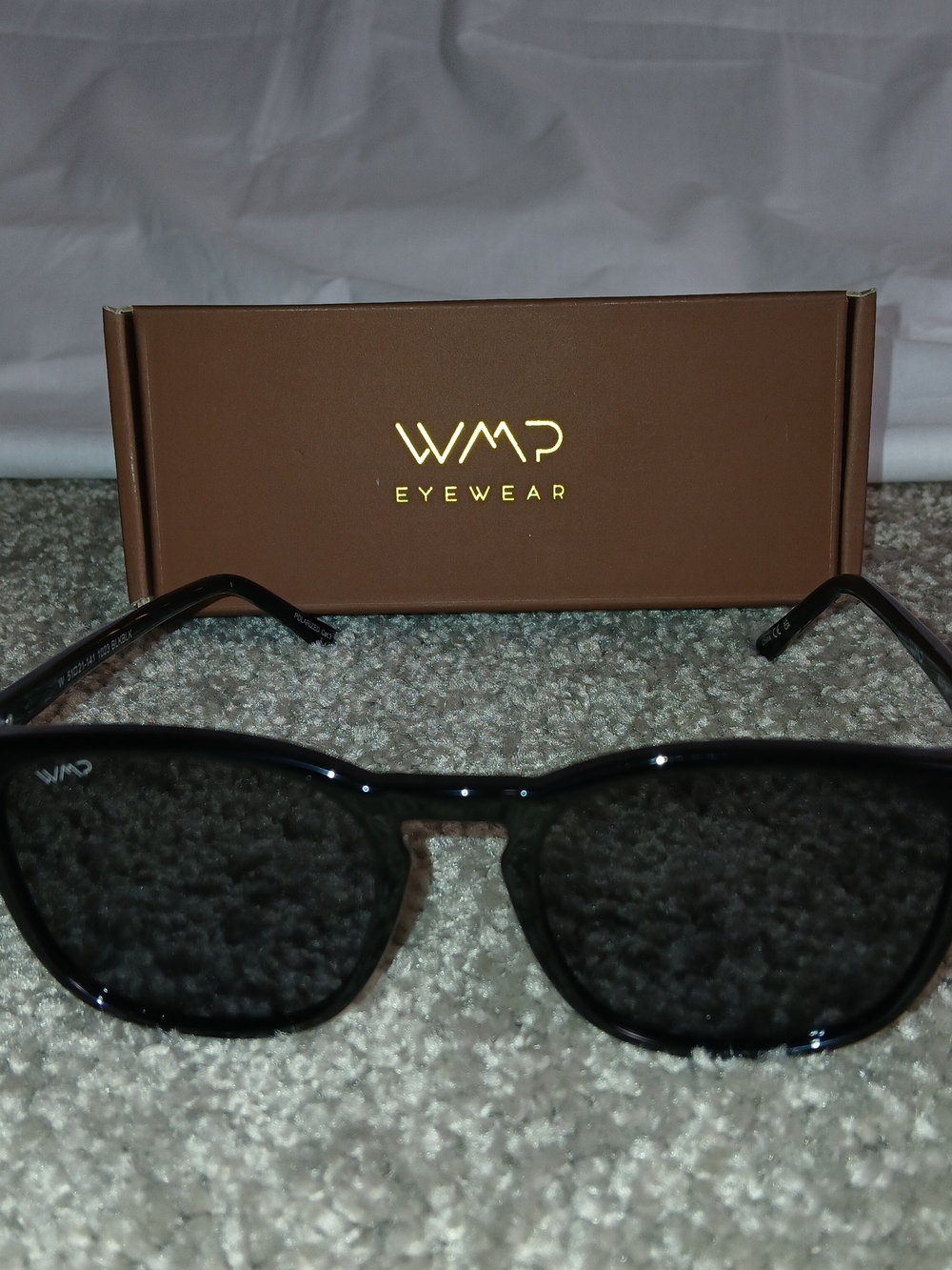 WMP Eyewear  NEW 1021 Modern Polar Black Glasses Frames Black Sunglasses